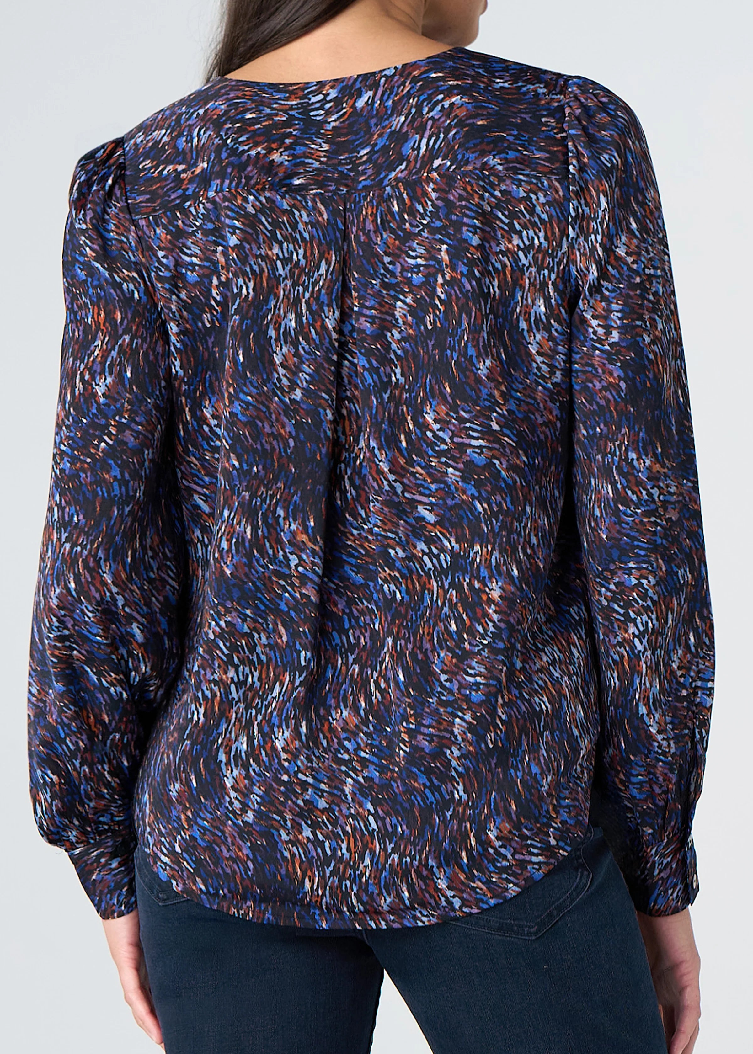 Long Sleeve Woven Blouse (Liverpool)