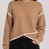 Long Sleeve Sweater w/ Tulip Hem (Liverpool)