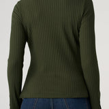 Long Sleeve Scoop Neck Knit Top (Liverpool)
