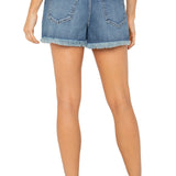 Christine Hi Rise A-Line Fray Short (Liverpool)