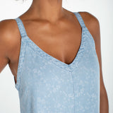 Wide Leg Crop Jumpsuit w/ Adjustable Straps (Liverpool)