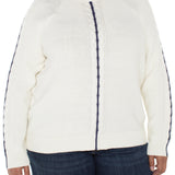 Long Sleeve Crew Neck Raglan Sweater (Liverpool) (Plus)