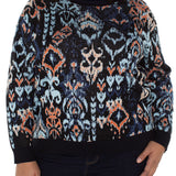 Drop Shoulder Jacquard Sweater (Liverpool) (Plus)