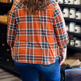 Full Plaid Button Down Flannel (Plus)