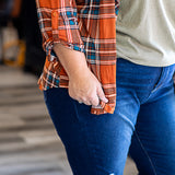 Full Plaid Button Down Flannel (Plus)