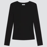 Modal Long Sleeve Ribbed T-Shirt (7 Diamonds)