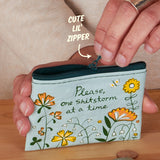 "One Shitstorm At A Time" Coin Purse