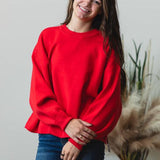 Cropped Basic Sweater Top