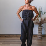 Cargo Chic Strapless Jumpsuit