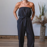 Cargo Chic Strapless Jumpsuit