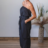 Cargo Chic Strapless Jumpsuit