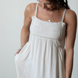 Linen Blend Midi Dress (Dex)