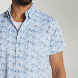 Palmline Short Sleeve Shirt (7 Diamonds)