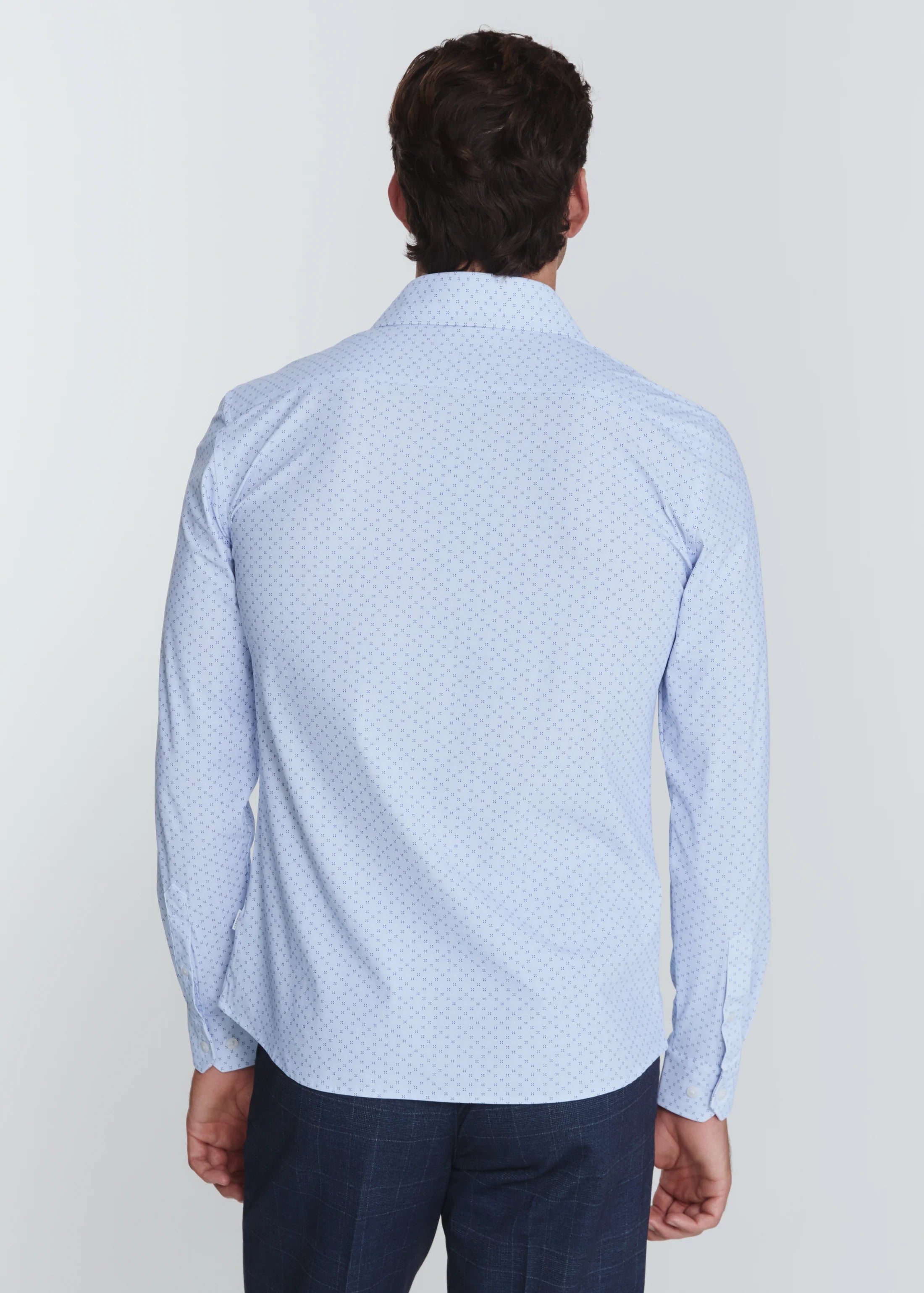 Motif Long Sleeve Shirt - TALL (7 Diamonds)