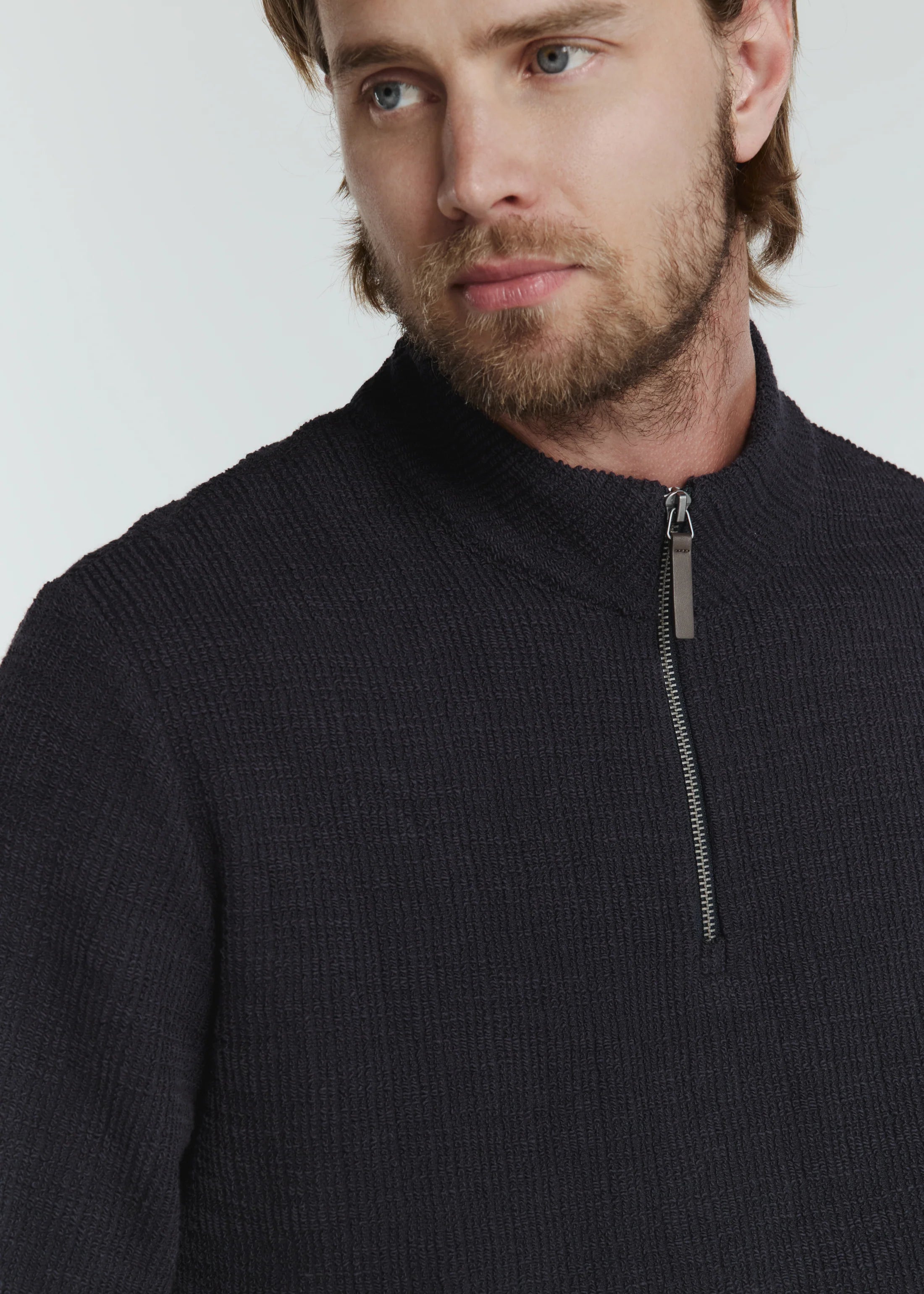 Monterey Textured Quarter Zip Pullover (7 Diamonds)