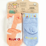"I Call The Shots/It's Baby Time" Baby Socks (Blue Q)