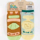 "Cuddle Bug/Both Cry" Baby Socks (Blue Q)