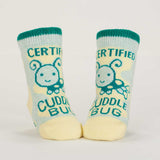 "Cuddle Bug/Both Cry" Baby Socks (Blue Q)