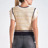 Meadow Cap Sleeve Sleeveless Sweater