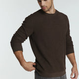 Monterey Oversized Textured Sweatshirt (7 Diamonds)