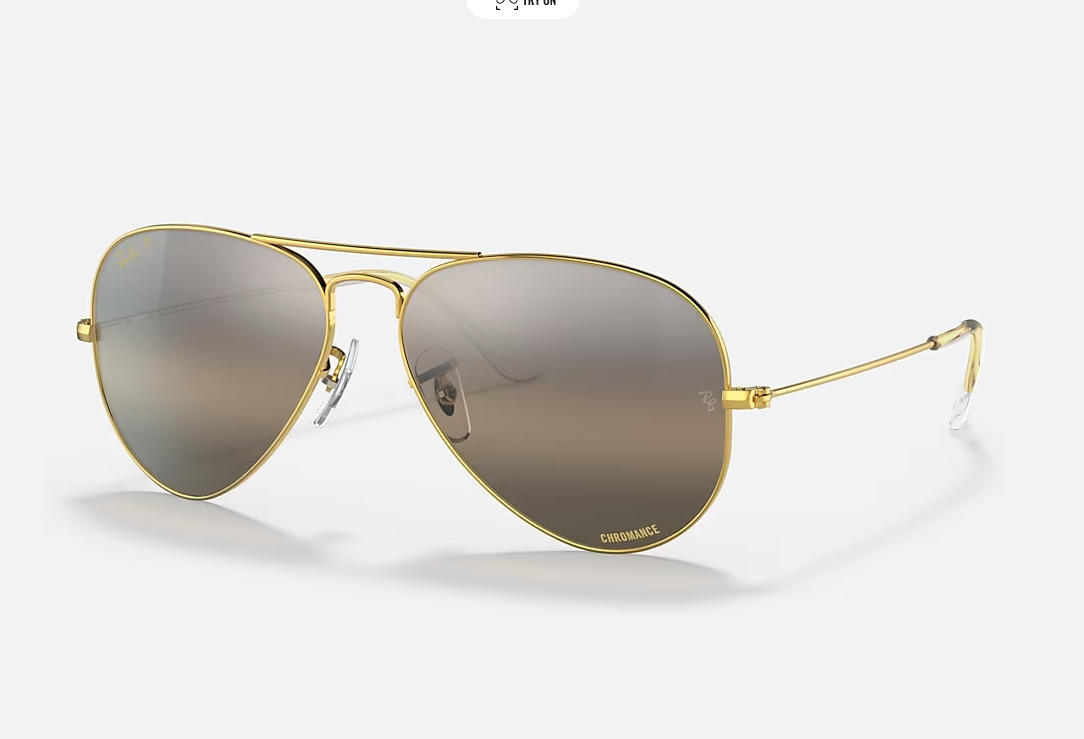 Ray-Ban Aviator Large Metal Sunglasses 9196G3 Legend Gold