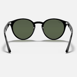 RAY-BAN RB2180 Sunglasses (Black w/ Dark Green)