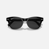 RAY-BAN RB0707S Unisex Sunglasses (Black w/ Polar Black)