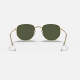 RAY-BAN Hexagonal Sunglasses (Legend Gold w/ G-15 Green)