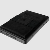GROOVE LIFE® Leather Wallet (Gun Metal/Black Leather)