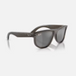 RAY-BAN Boyfriend Reverse Sunglasses (Transparent Dark Grey w/ Grey Mirror)