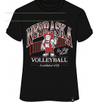 Nebraska Volleyball Comfort Cuff Tee