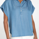Popover Shirt w/ Shirring (Liverpool)