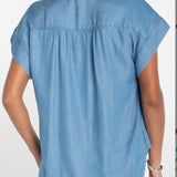 Popover Shirt w/ Shirring (Liverpool)