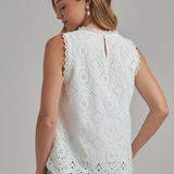 Date Night Eyelet Top