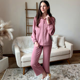 Pull On Wide Leg Crop Pant (Liverpool)