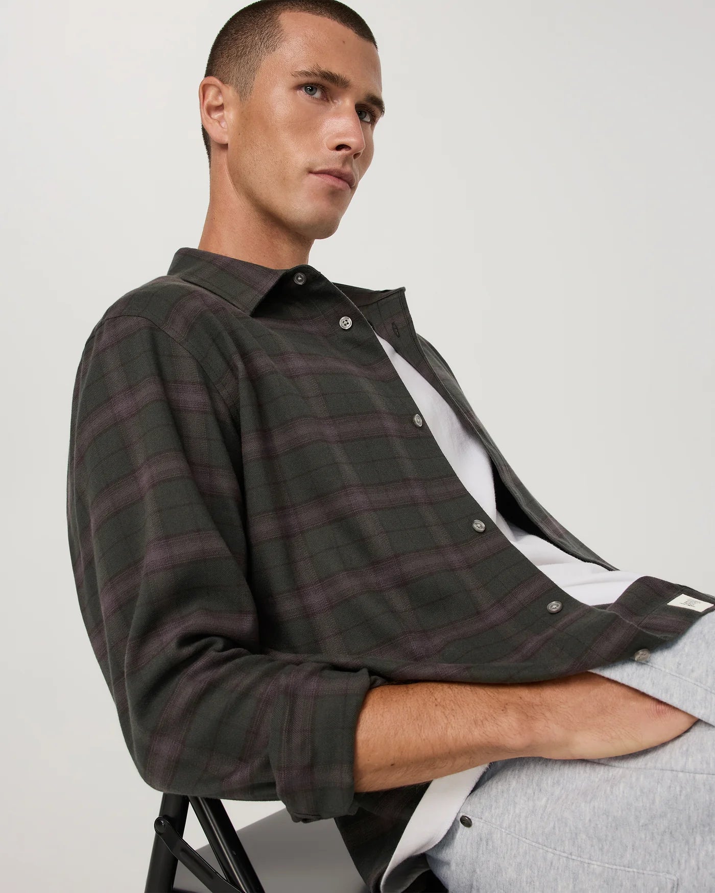 L/S Midweight Flannel Shirt (Vuori)