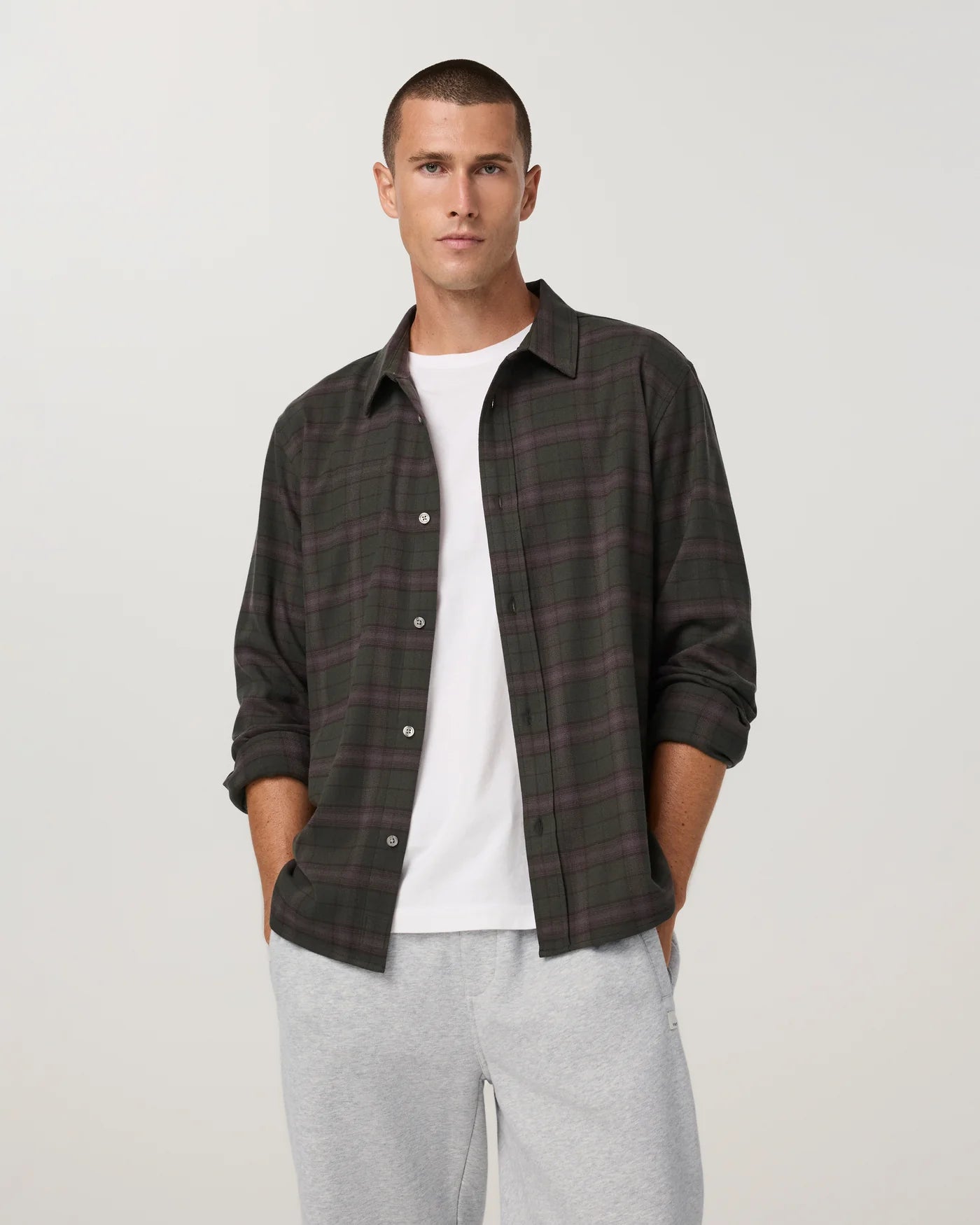 L/S Midweight Flannel Shirt (Vuori)