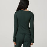 L/S Halo V-Neck Cardigan (Vuori)