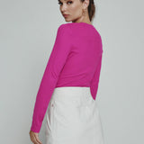 Core Ribbed Long Sleeve Tee (7 Diamonds)