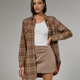 1 Generation Plaid Shacket (7 Diamonds)