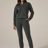 1 REV Crop Quarter Zip Pullover (7 Diamonds)