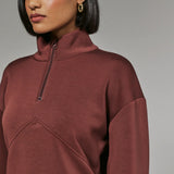 Rev Crop Quarter Zip (7 Diamonds)