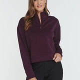 1 REV Crop Quarter Zip Pullover (7 Diamonds)