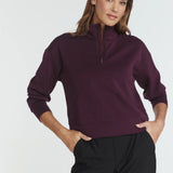 1 REV Crop Quarter Zip Pullover (7 Diamonds)
