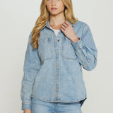 Gianna Denim Shirt (7 Diamonds)