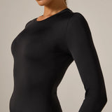 Sleek Long Sleeve Bodysuit (7 Diamonds)