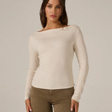 Portia Long Sleeve Top (7 Diamonds)
