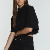 1 Ellis Short Sleeve Crop Top (7 Diamonds)