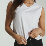 Modal V Neck Tank (7 Diamonds)