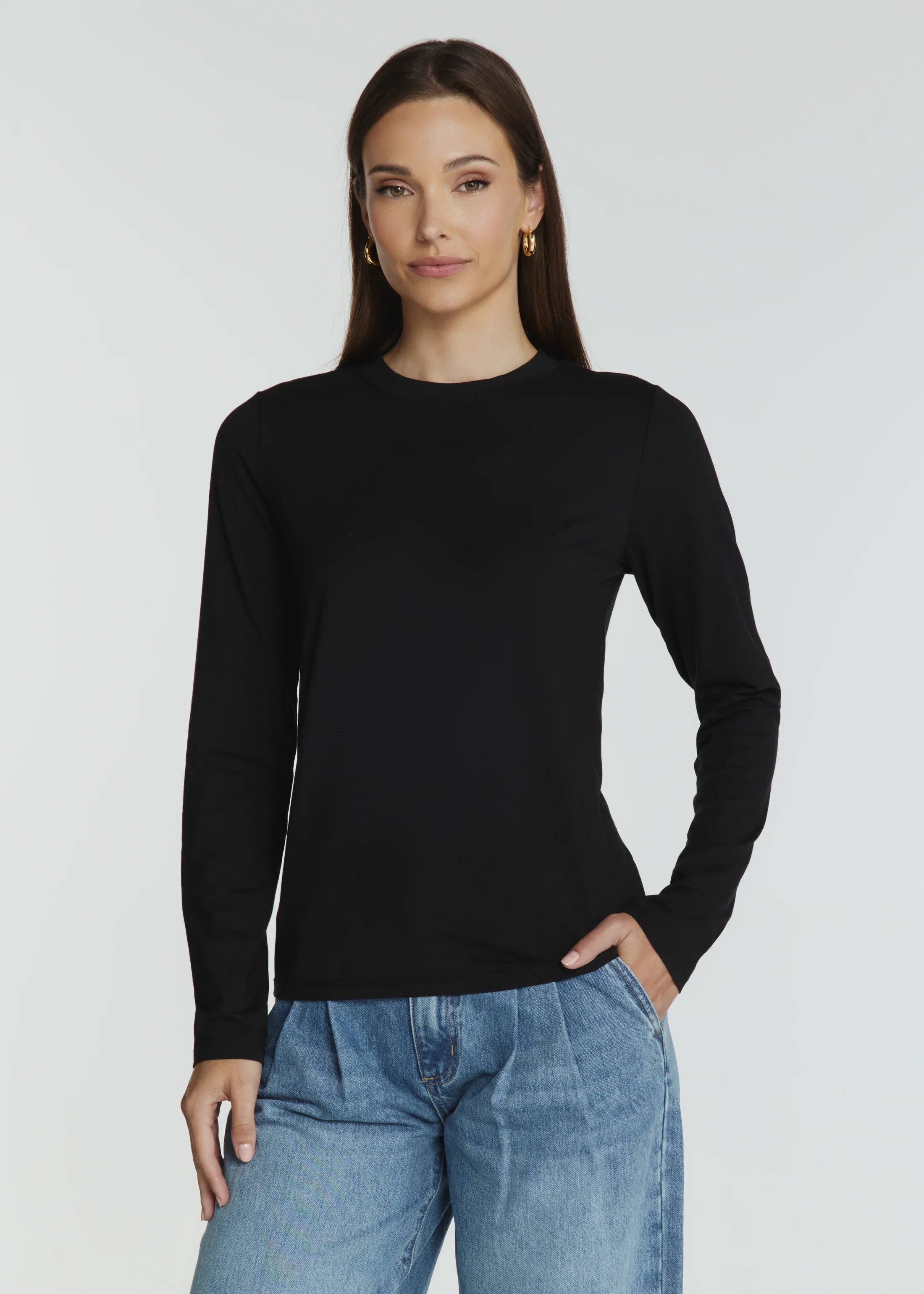 Modal Long Sleeve Classic T-Shirt (7 Diamonds)